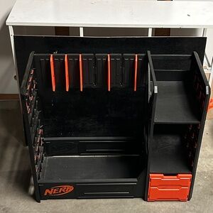 Nerf Elite Blaster Rack & Storage Black and Orange Storage Unit